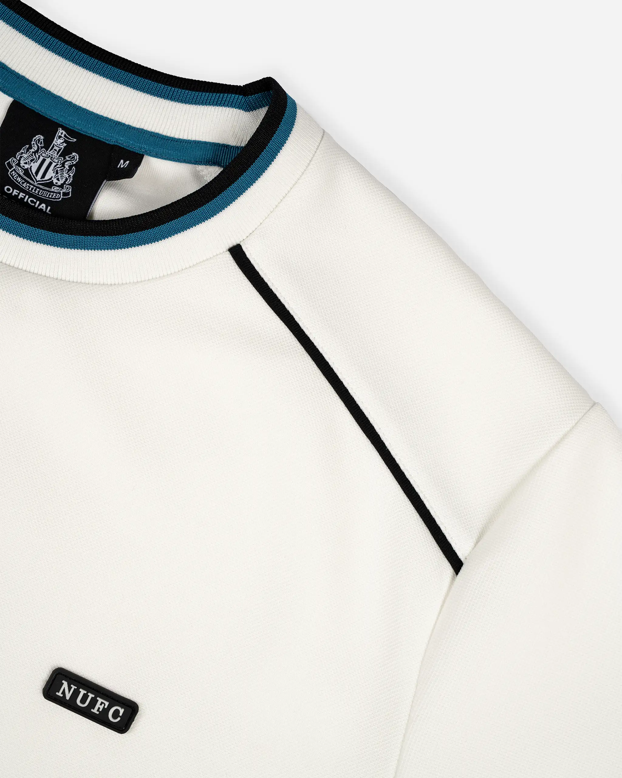Newcastle United Men's White Raglan Smart T-Shirt - Image 8