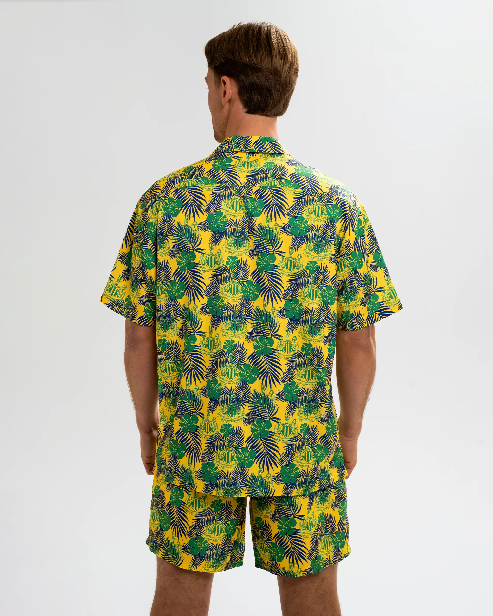 Newcastle United Men's Yellow Holiday Shirt - Image 2