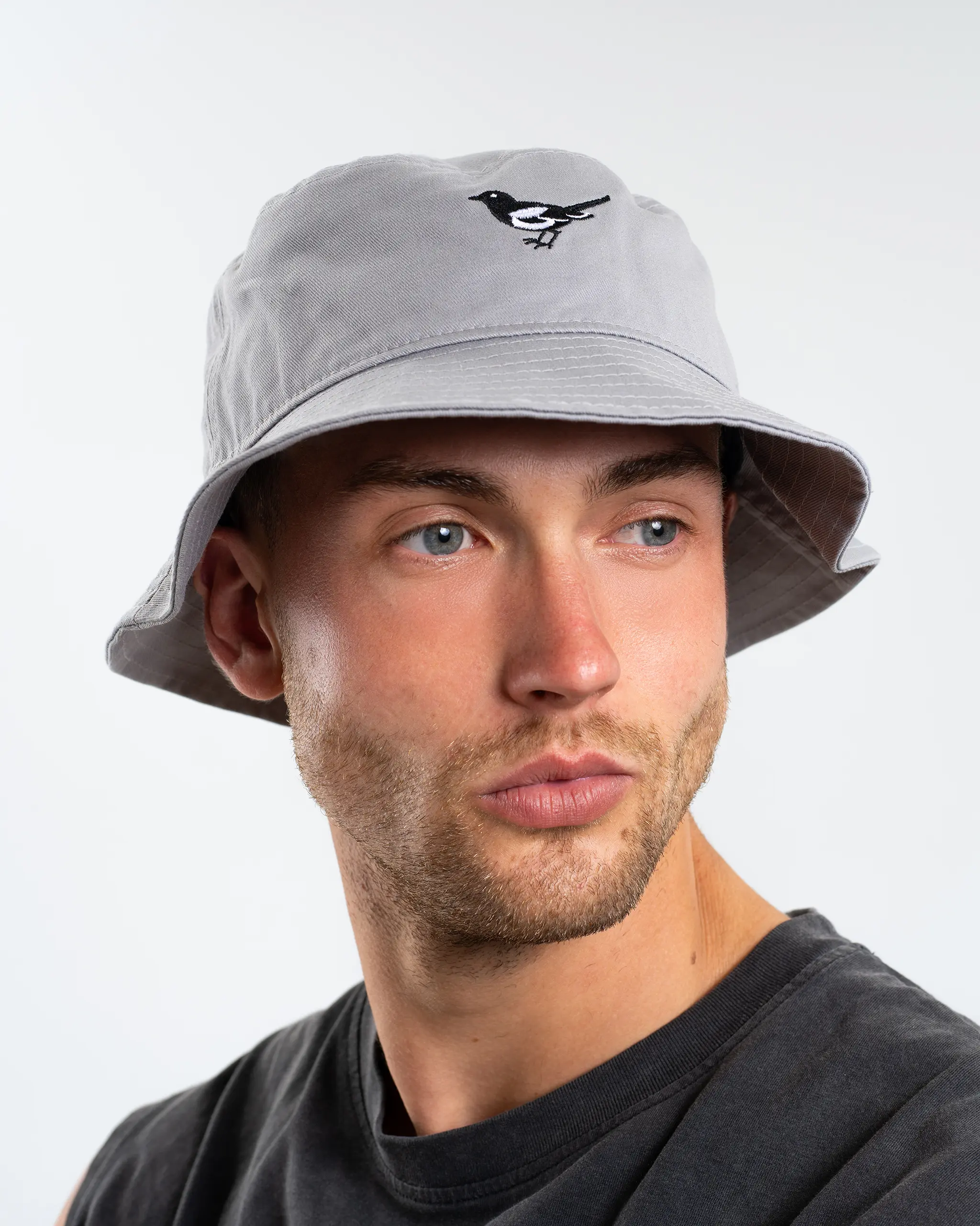 Newcastle United New Era Grey Magpie Bucket Hat