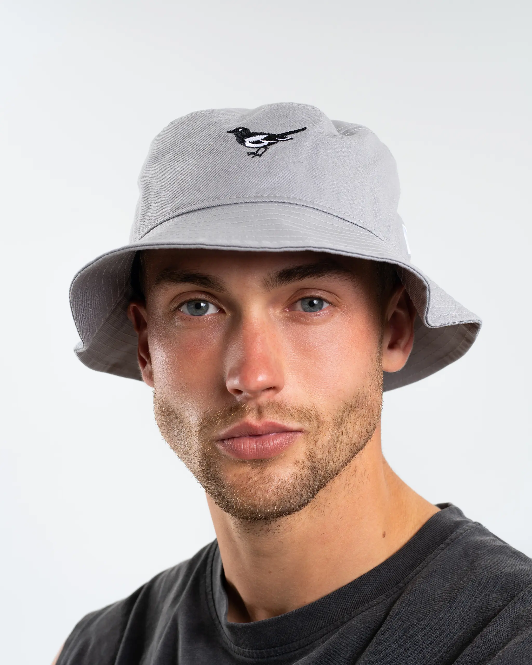 Newcastle United New Era Grey Magpie Bucket Hat - Image 2