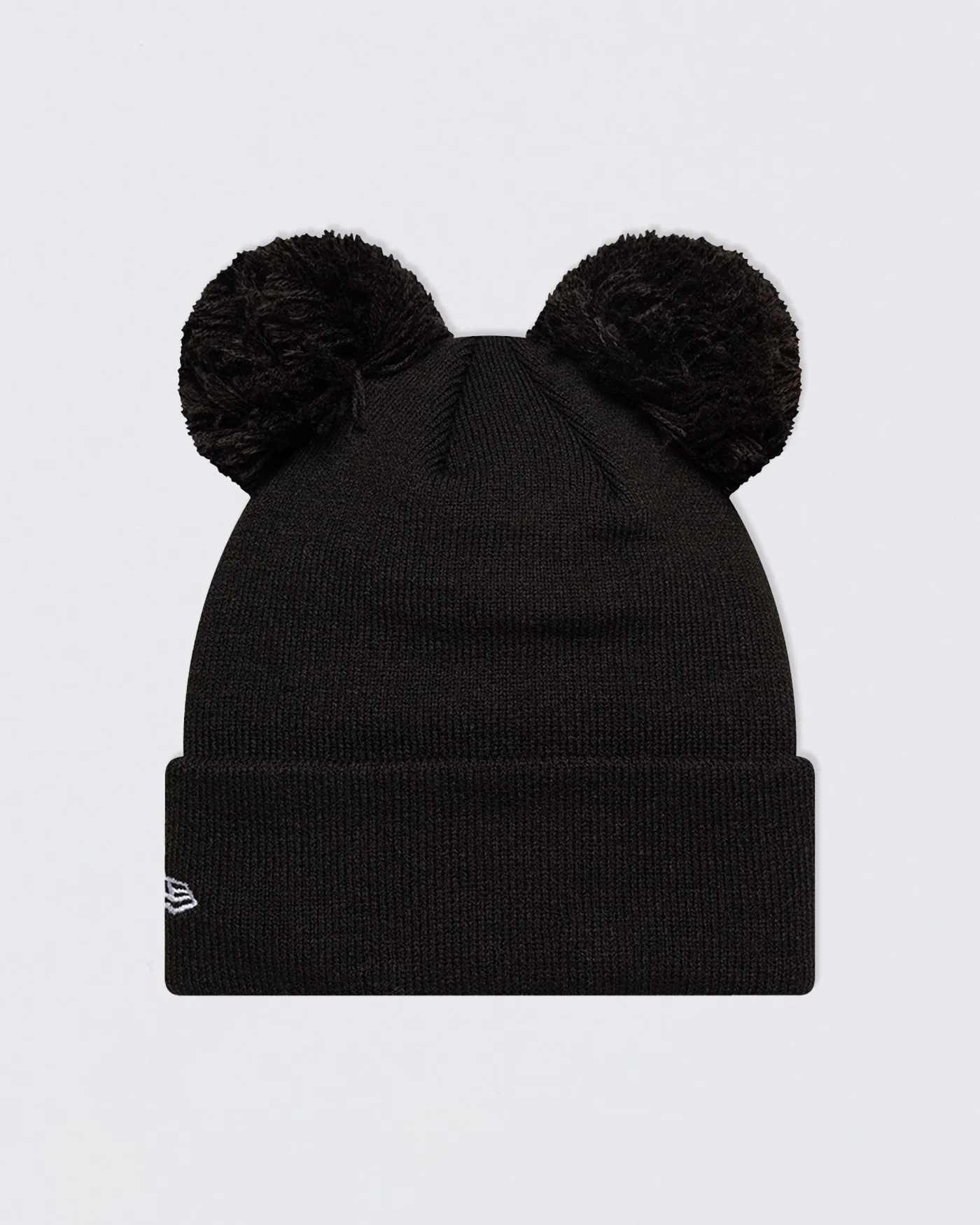 Newcastle United New Era Kids' Black Pom Pom Beanie - Image 2