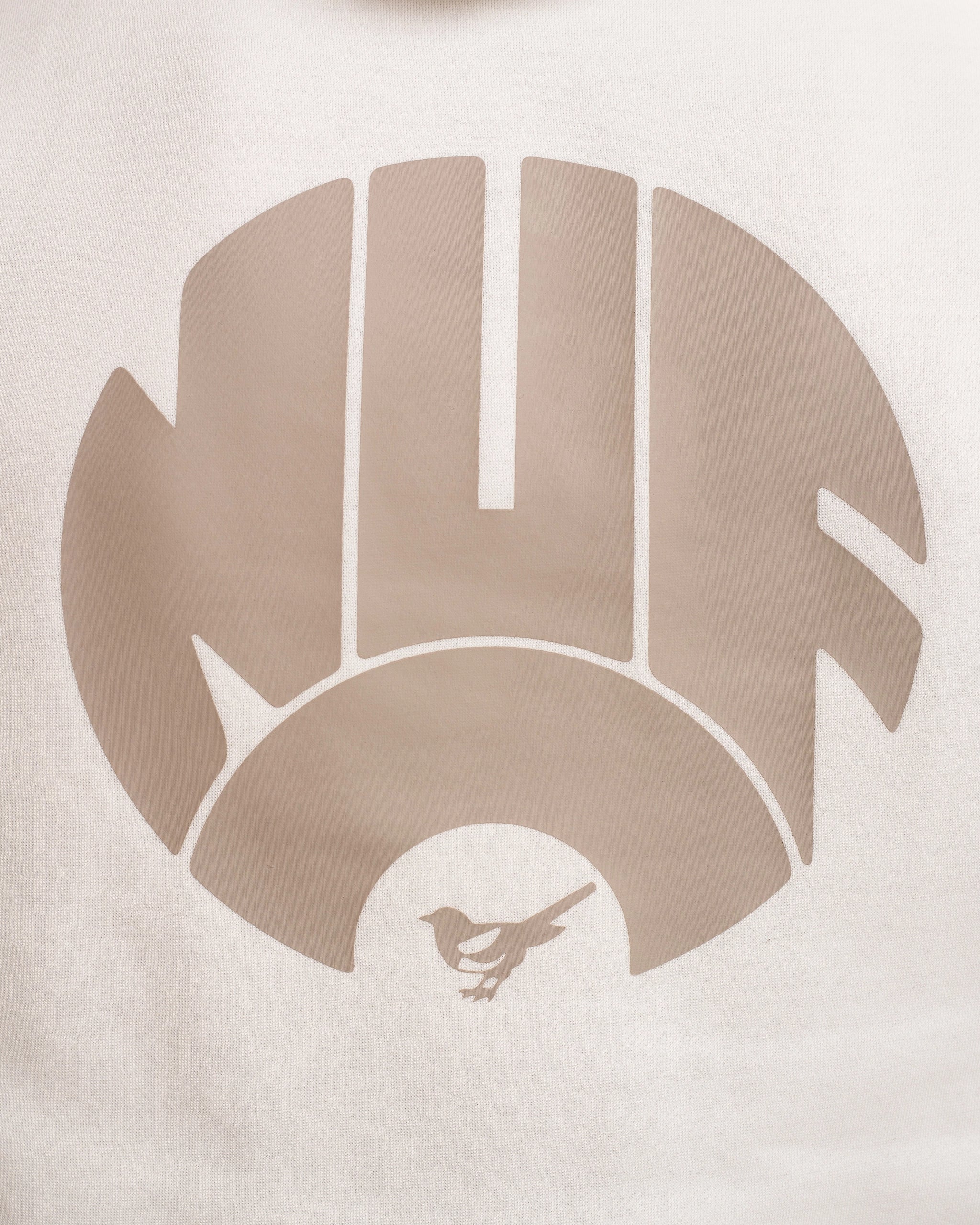 Newcastle United NUFC Retro Crest White Hoodie - Image 4