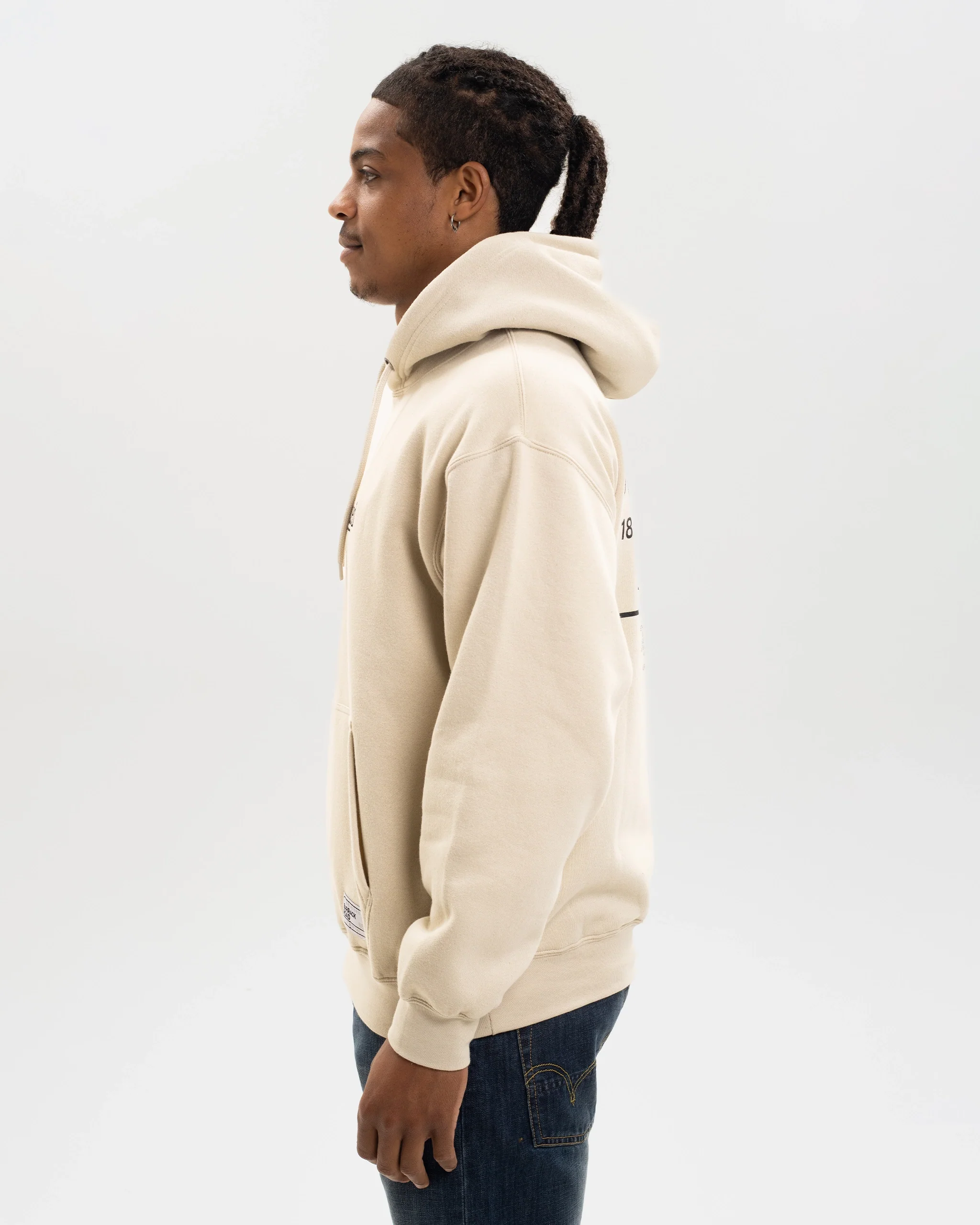 Newcastle United St. James' Park Stone Graphic Hoodie - Image 4