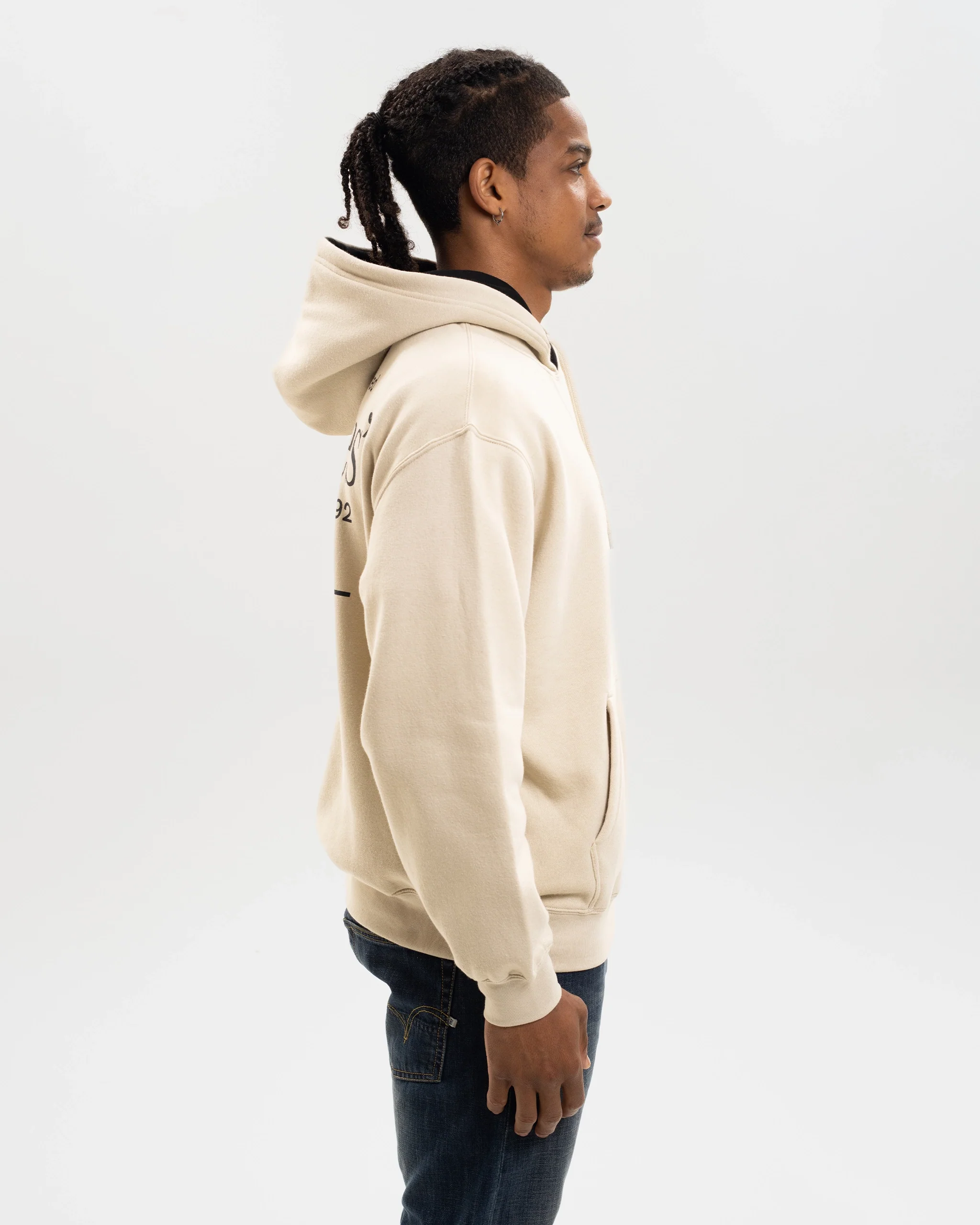 Newcastle United St. James' Park Stone Graphic Hoodie - Image 8