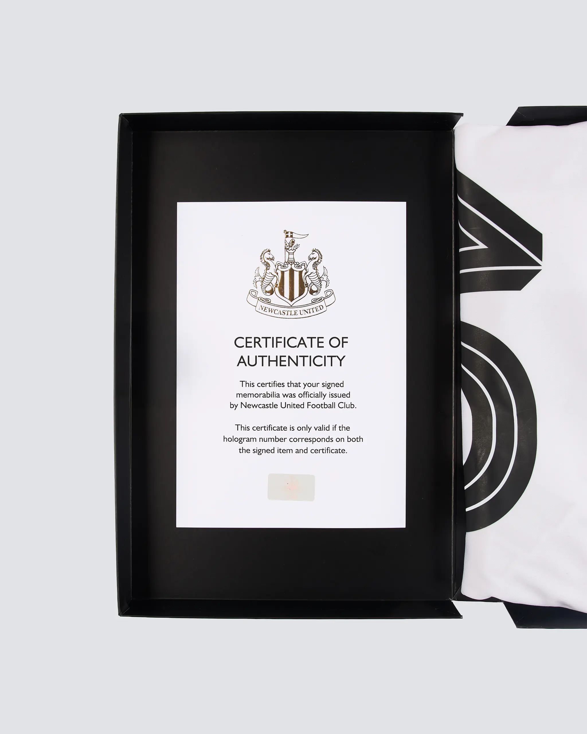 Newcastle United THIAW 25/26 Boxed Home Signed Shirt - Image 2