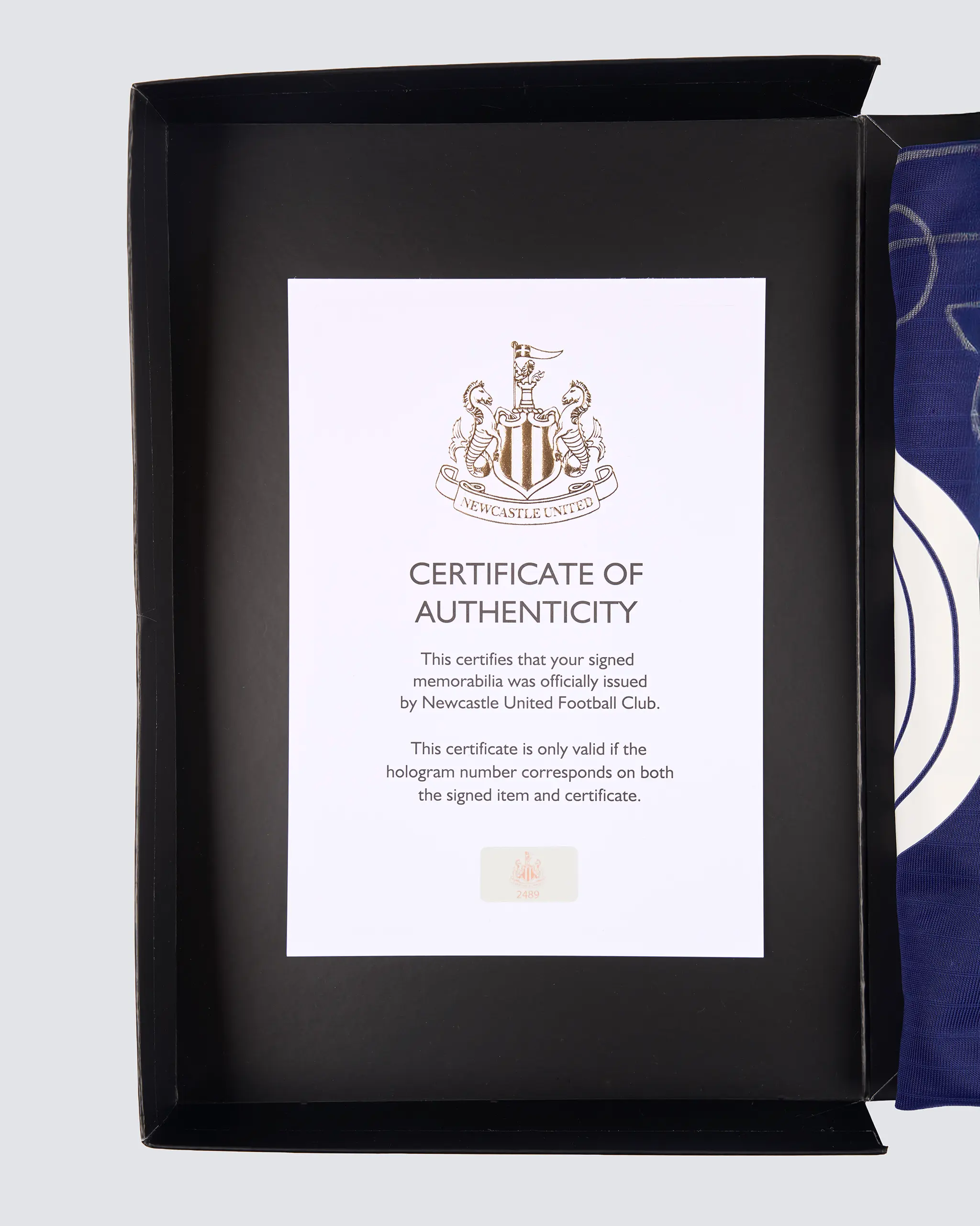 Newcastle United WISSA 25/26 Boxed Signed Third Shirt - Image 3