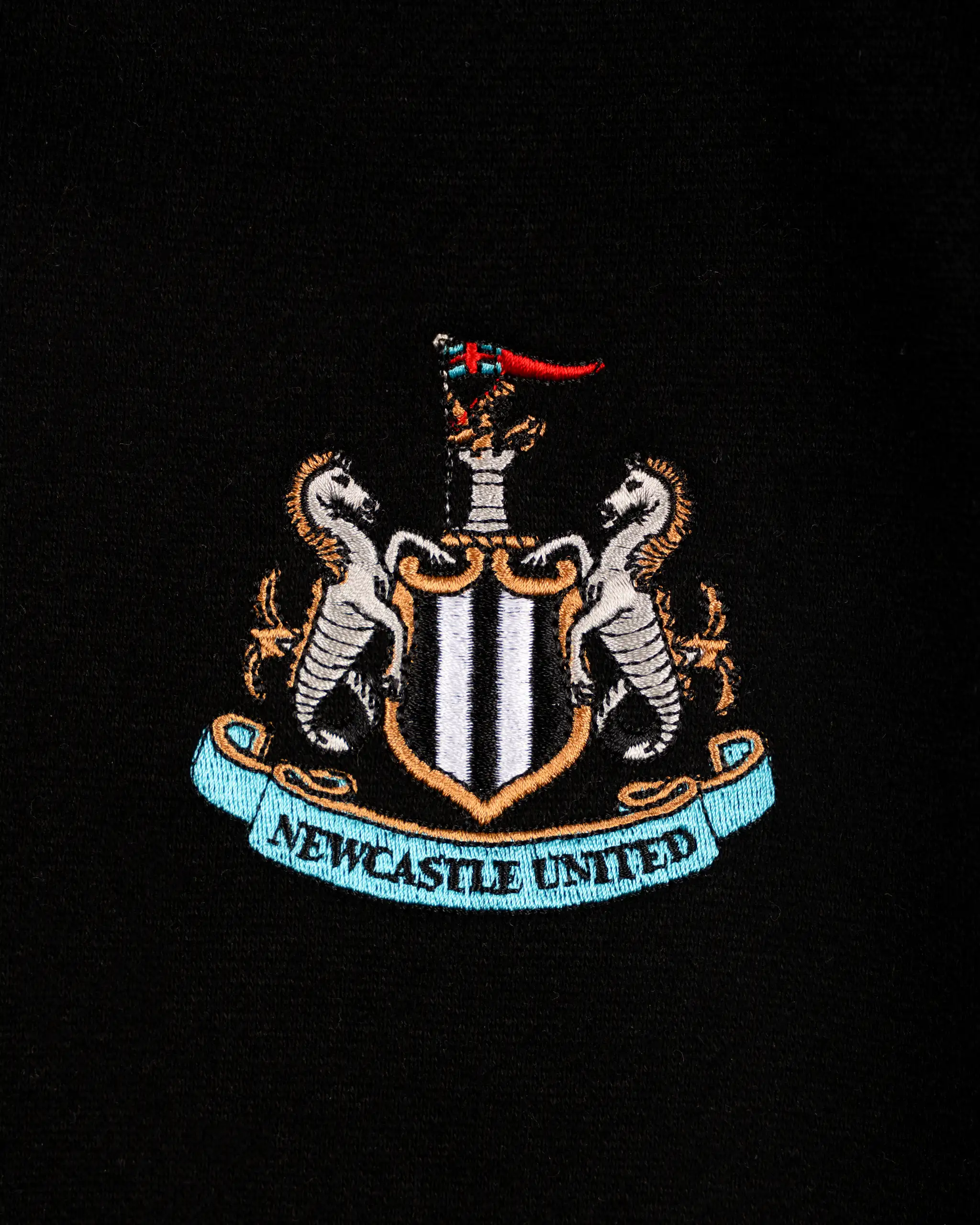 Newcastle United Women's St. James' Studio Black Cropped Hoodie - Image 4